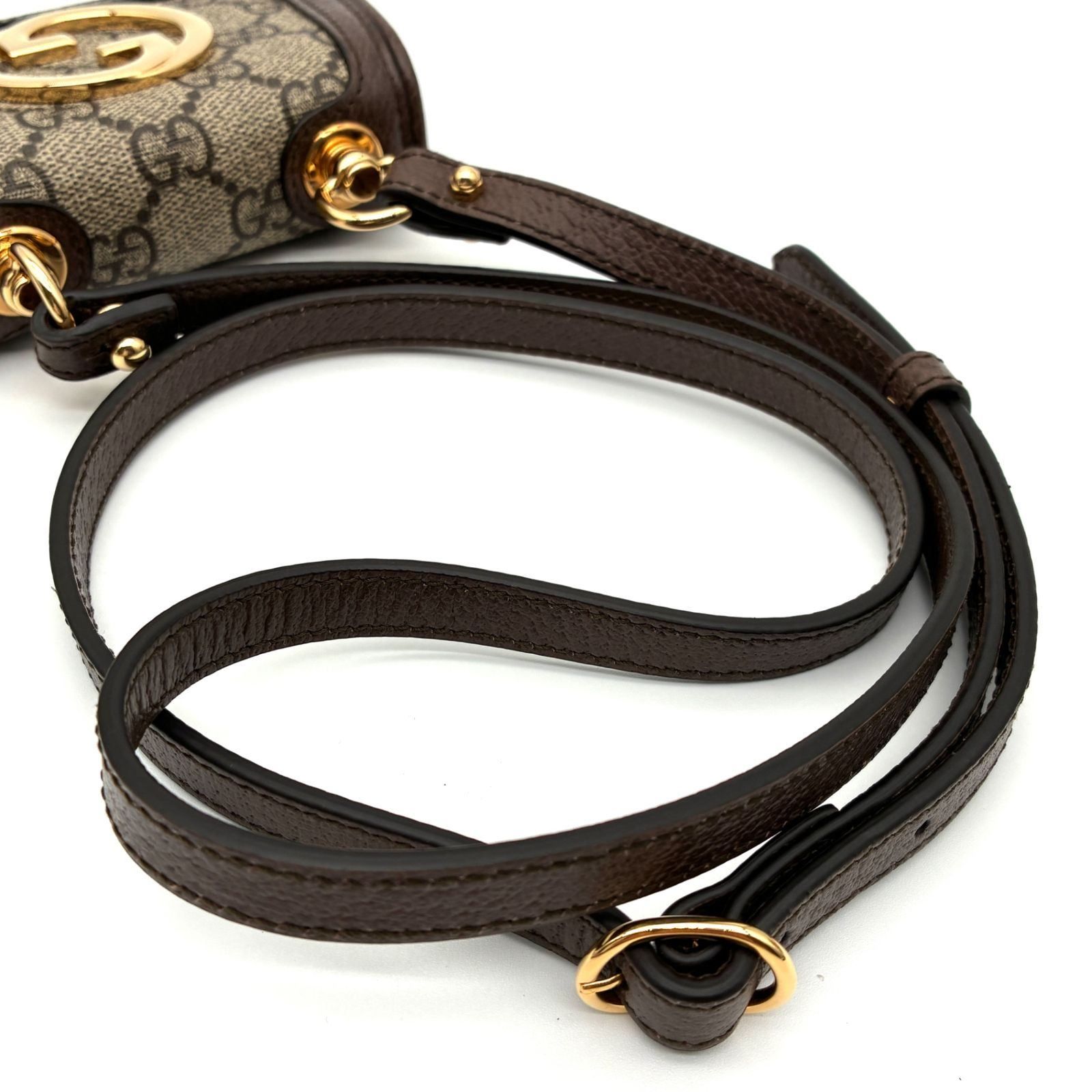 未使用に近い GUCCI グッチ ブロンディ ミニバッグ ショルダーバッグ 