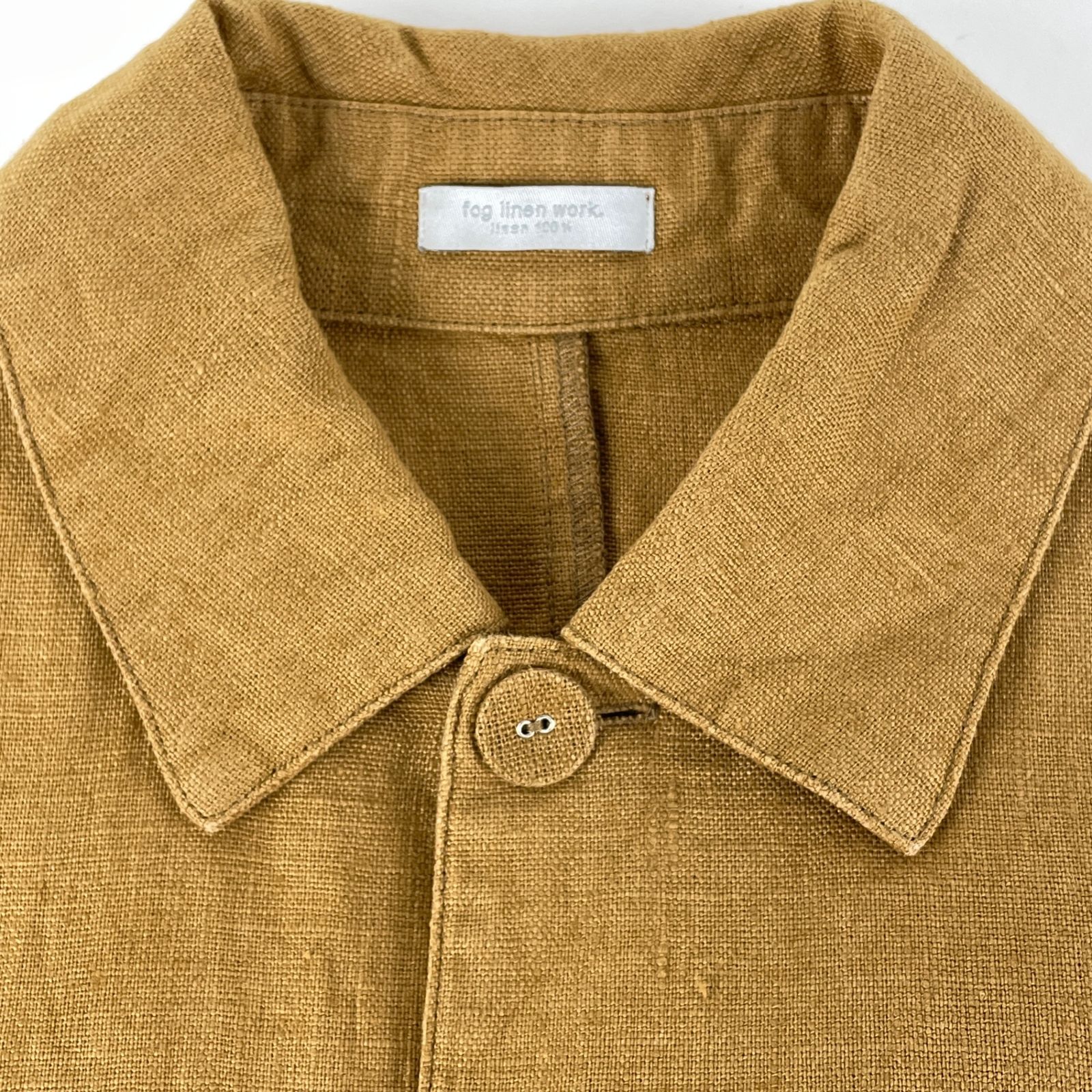 FOG LINEN WORK フォグリネンワーク E52925 レギュラーカラー リネン