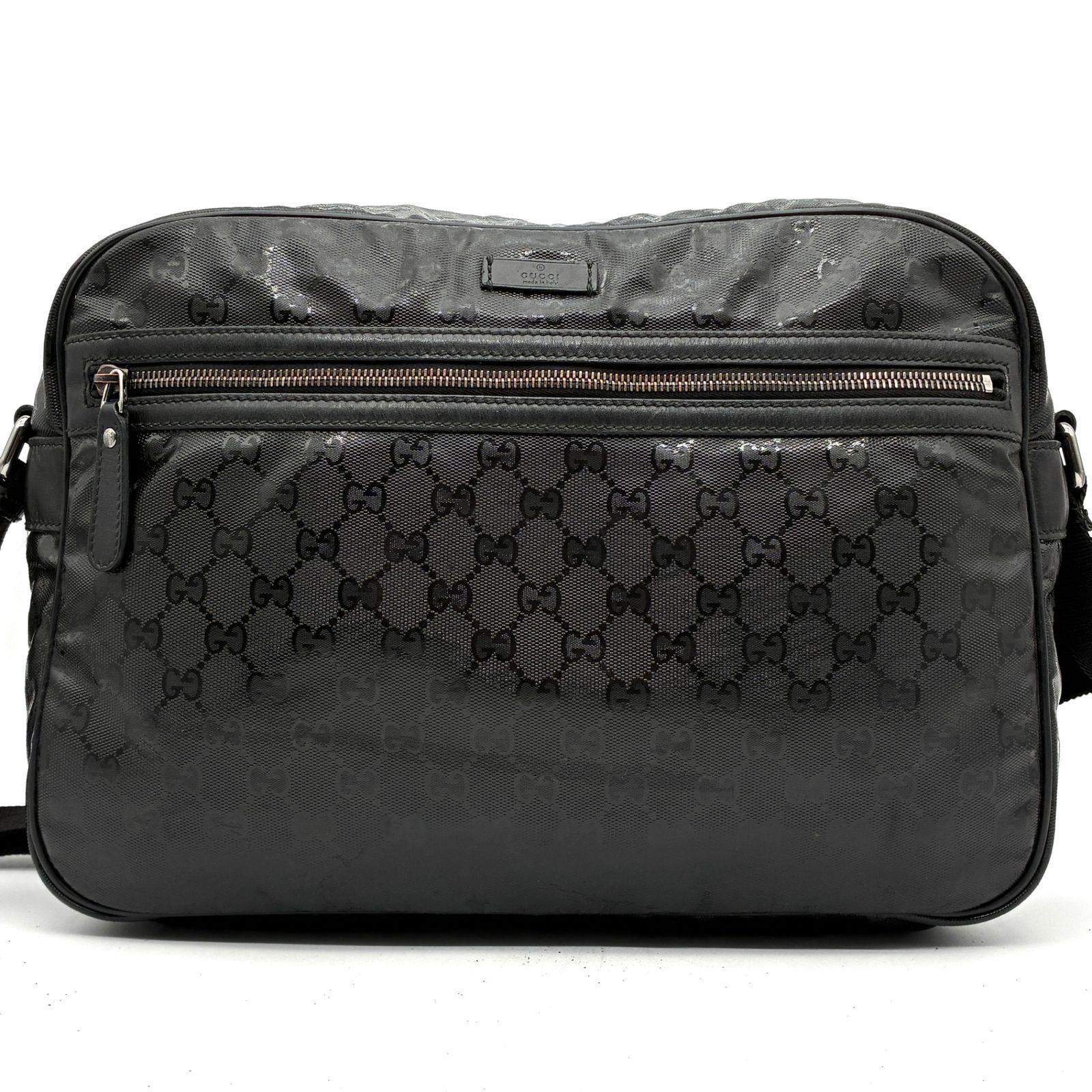 美品 GUCCI グッチ GGインプリメ ショルダーバッグ メッセンジャー