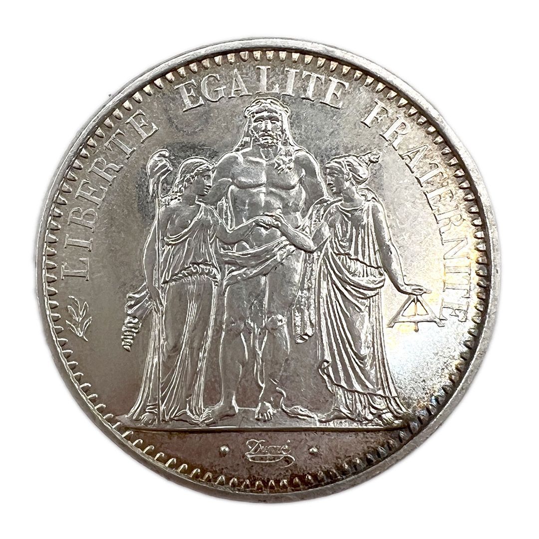 フランス 旧通貨 10フラン 銀貨 1965年 ヘラクレス - メルカリ