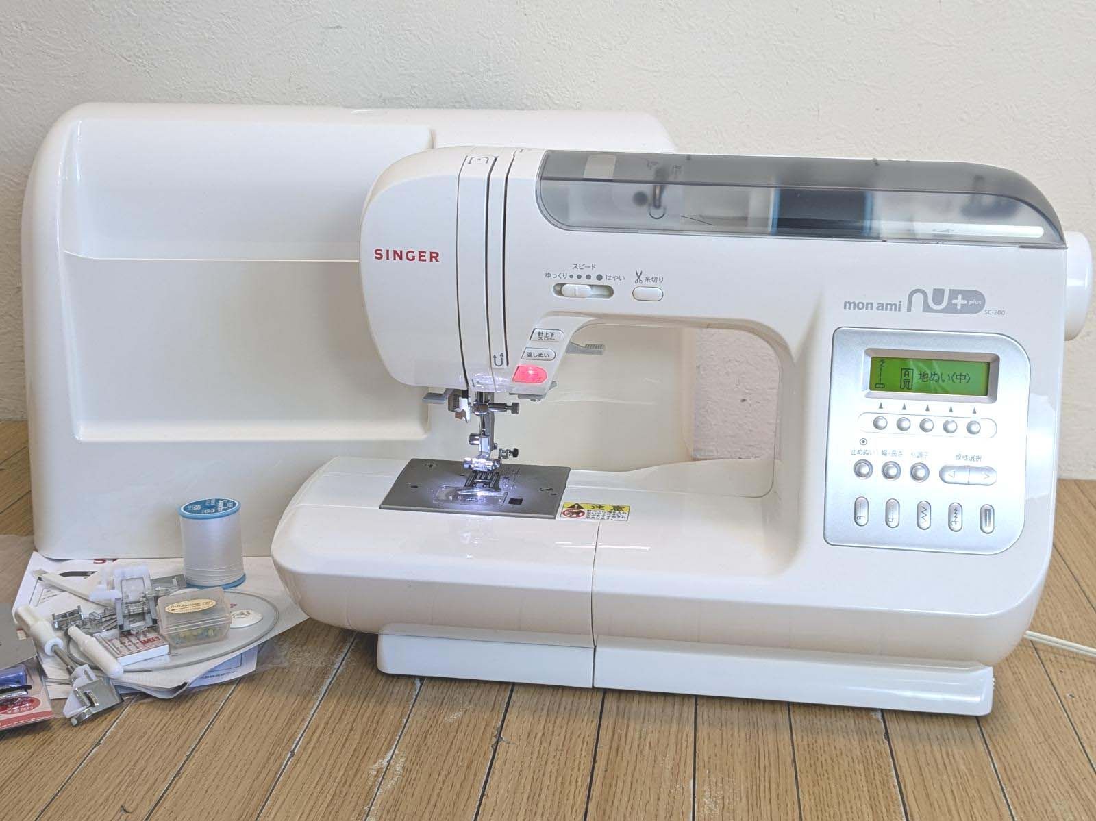 生活家電 SINGERシンガー コンピューターミシン monami nu+plus SC-200