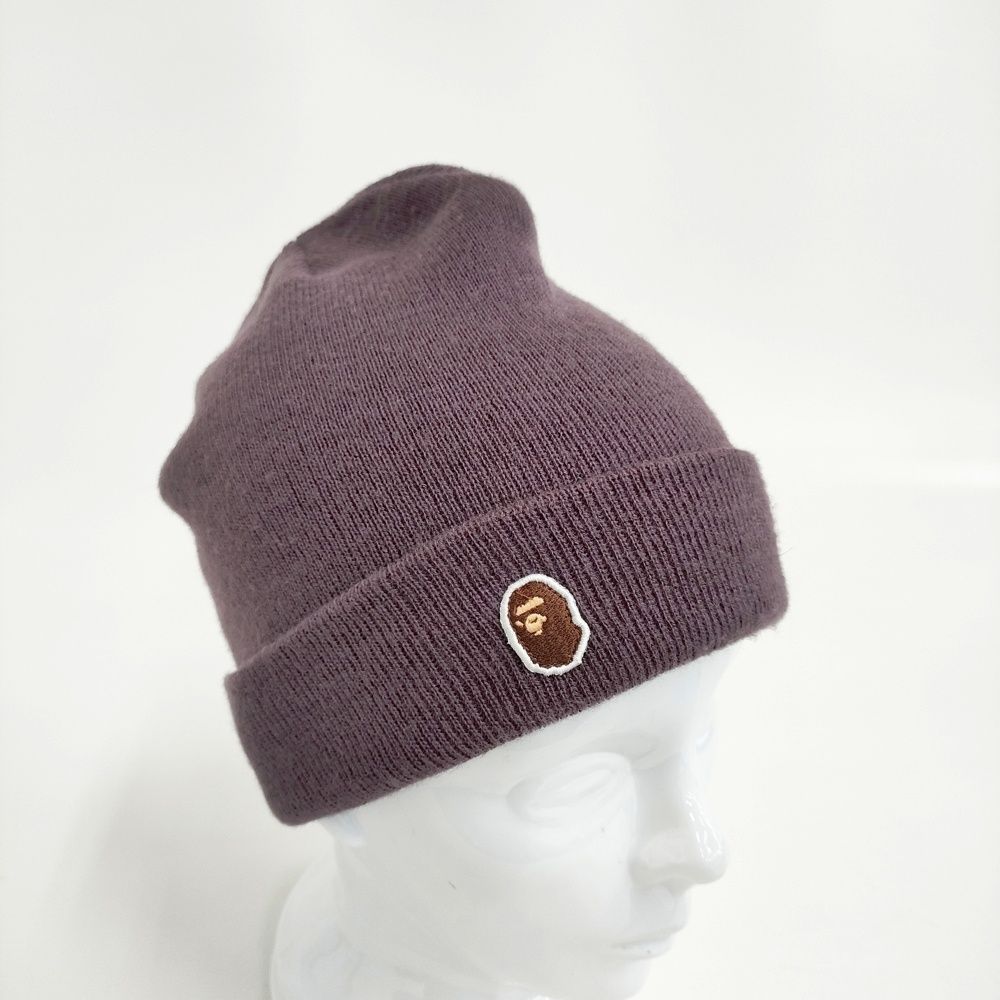 A BATHING APE 迷彩 ニット帽 ビーニー 迷彩 A BATHING APE(ア