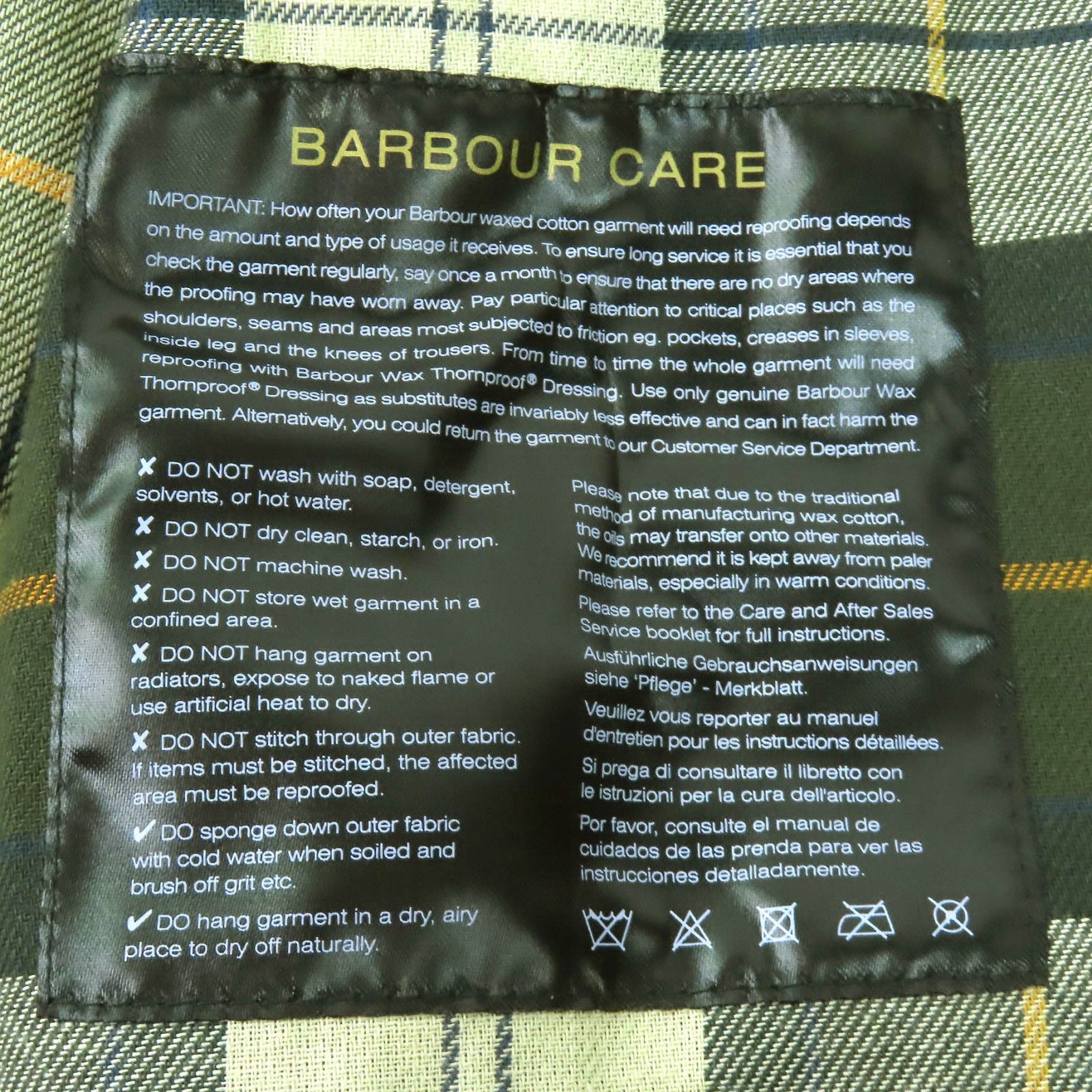 美品△Barbour バブアー NEW BURGHLEY WAX JACKET コットン100％ 裏地