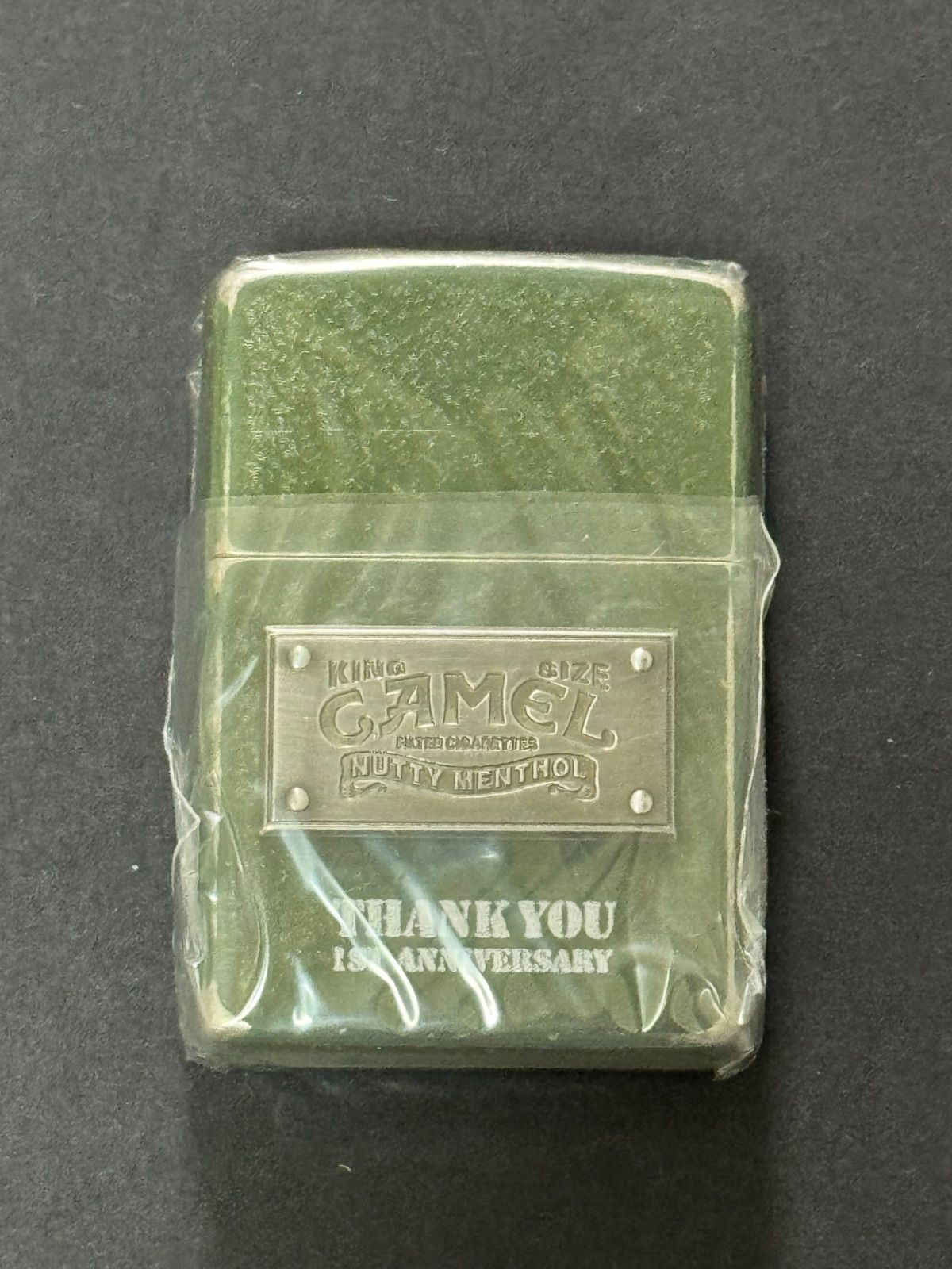 zippo CAMEL NUTTY MENTHOL 1st Anniversary 限定品 特殊加工品 zippo CAMEL NUTTY MENTHOL 1st Anniversary 限定品 特殊加工品