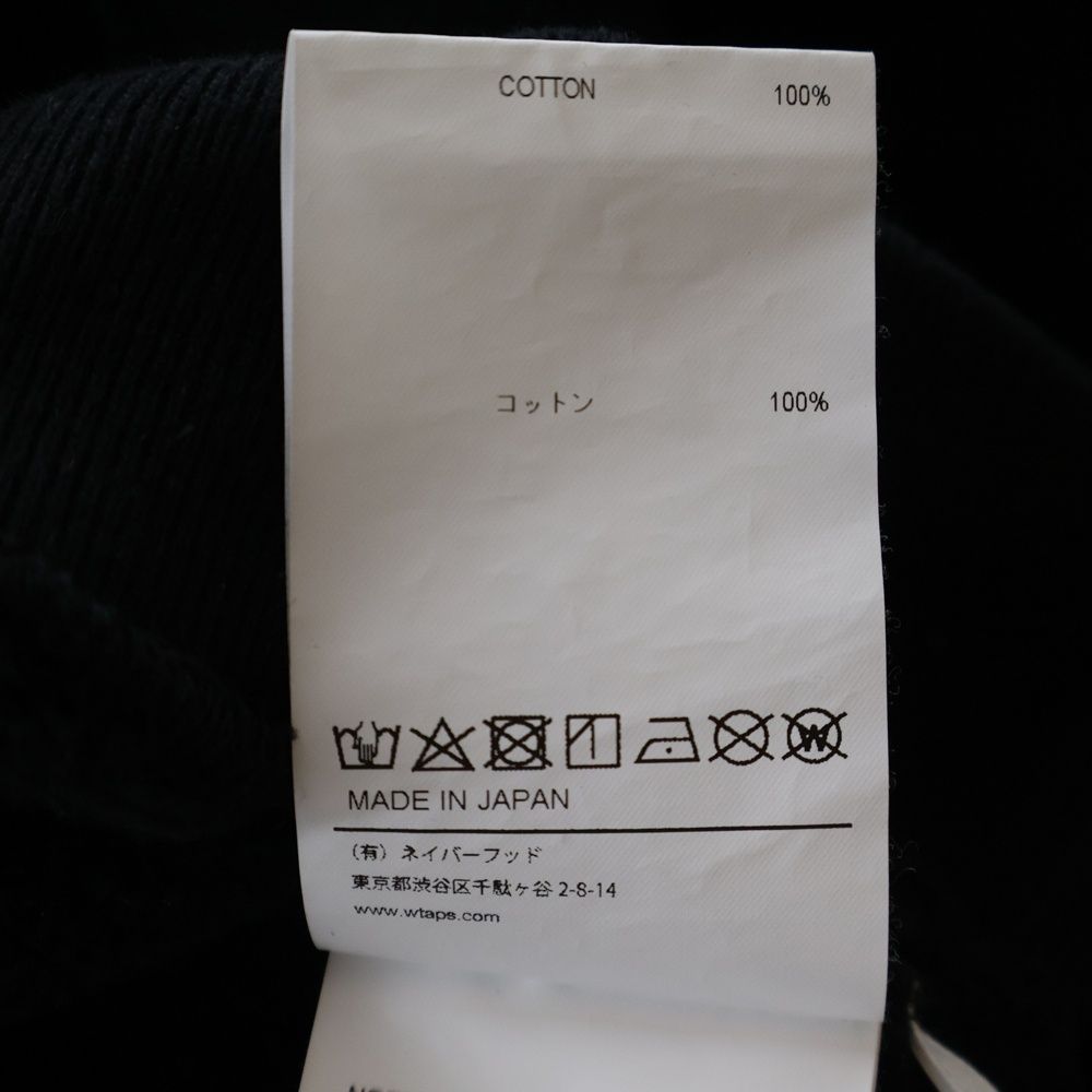 WTAPS (ダブルタップス) 24SS フロントロゴデザイン コットン クルー
