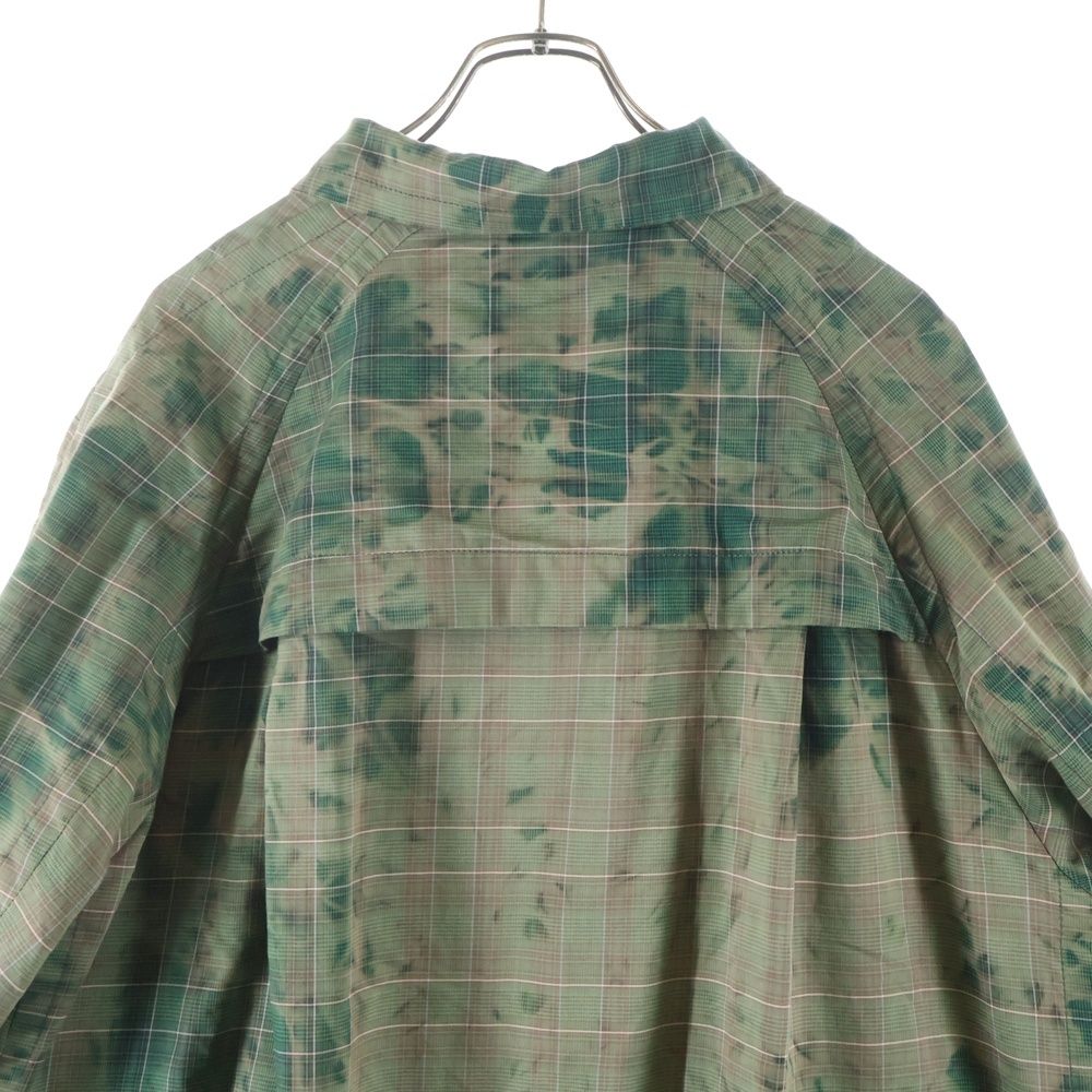 Sacai (サカイ) 22SS Glencheck Coat グレンチェックコート グリーン