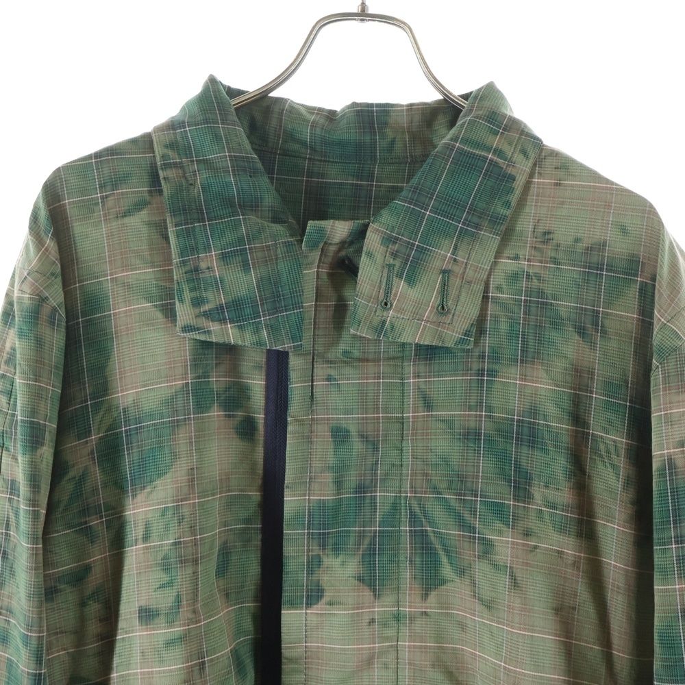 Sacai (サカイ) 22SS Glencheck Coat グレンチェックコート グリーン