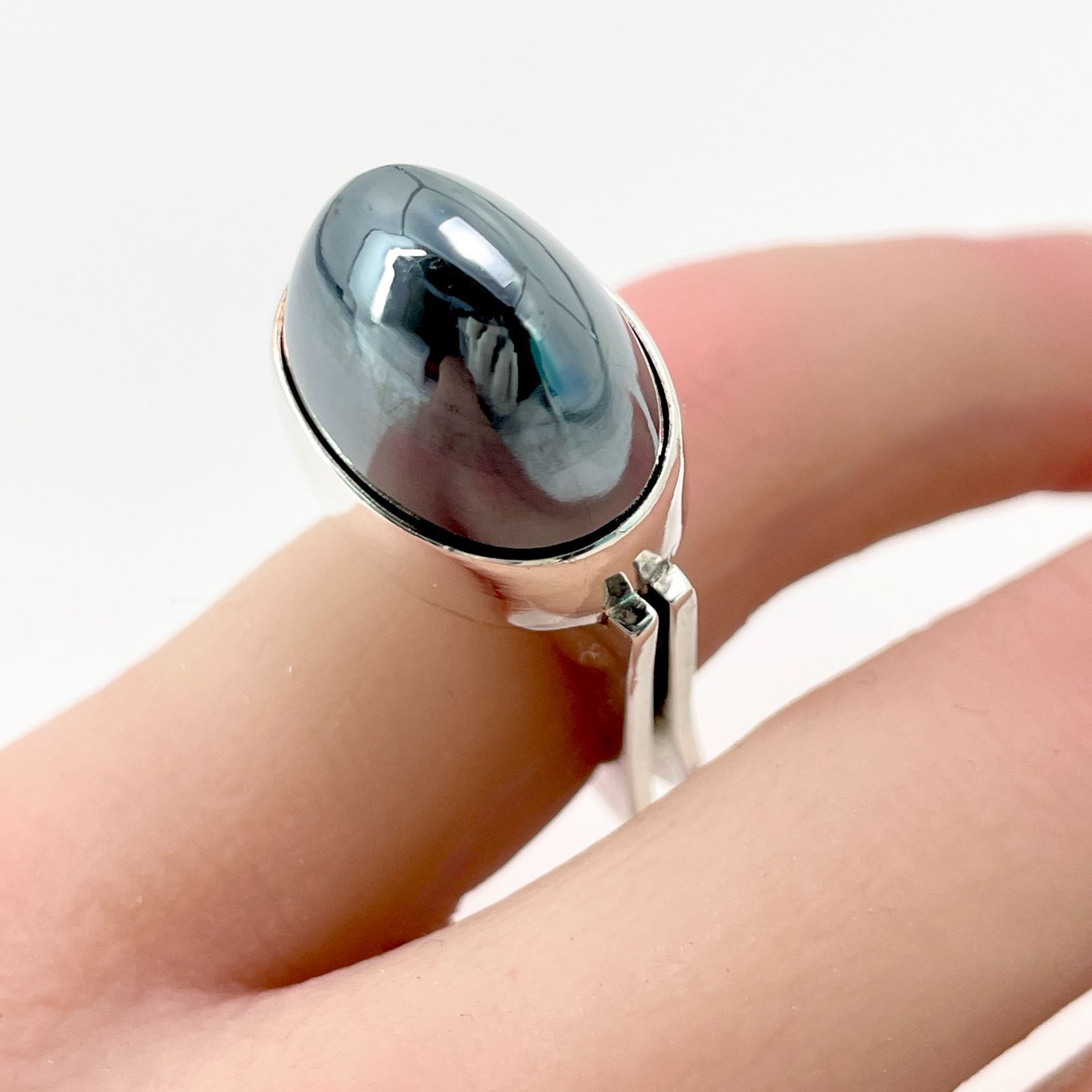 ジョージジェンセン ヘマタイト A89 リング シルバー Georg Jensen/24 