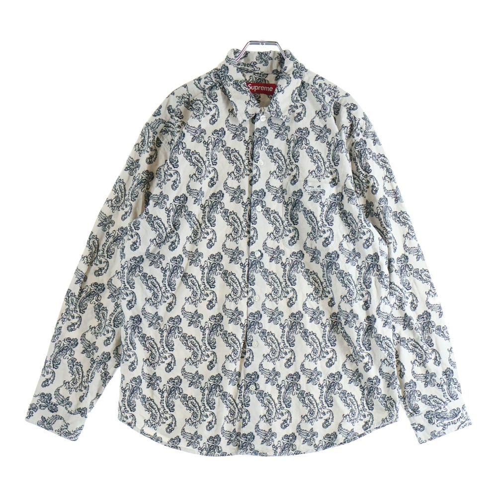 SUPREME (シュプリーム) 24AW Paisley Flannel Shirt ペイズリー 