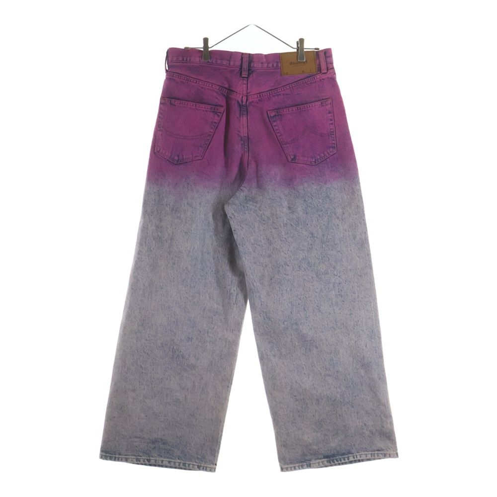 doublet (ダブレット) ANIME HAND PAINTING DENIM PANTS 染め加工