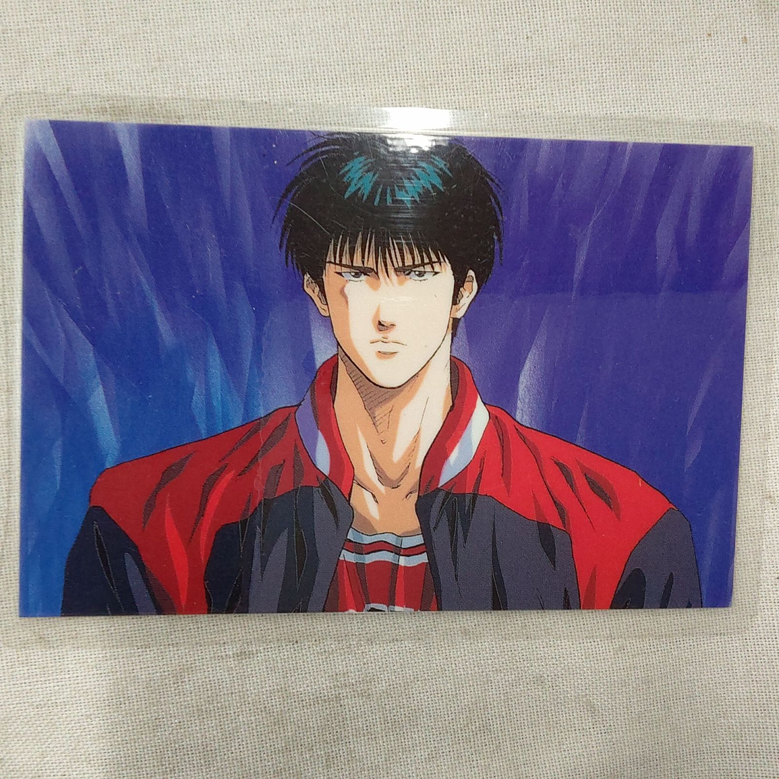 中古品 スラムダンク 流川楓 ブロマイド カード カードダス 湘北高校