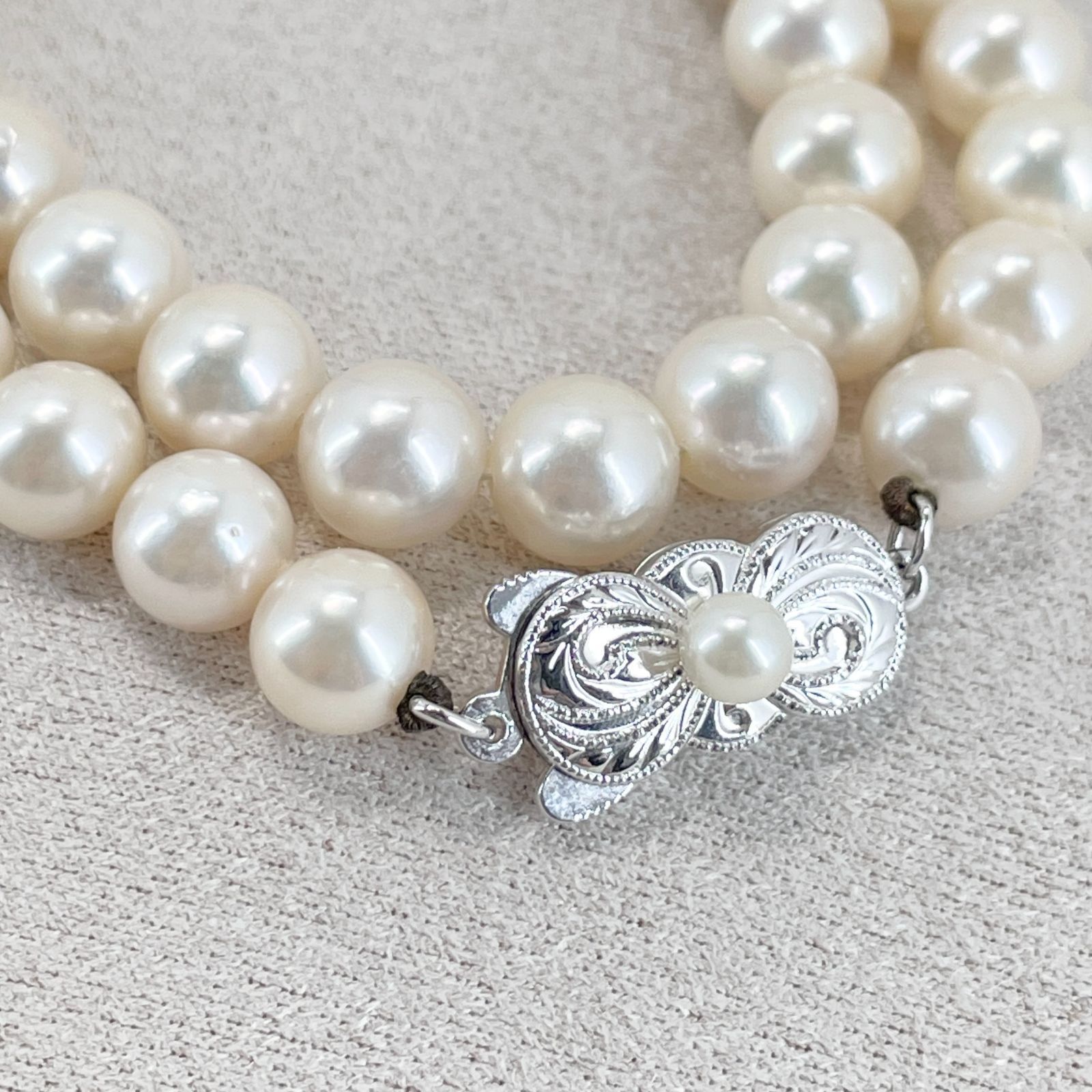 ミキモト パールネックレス クラスプ シルバー 【公式通販】