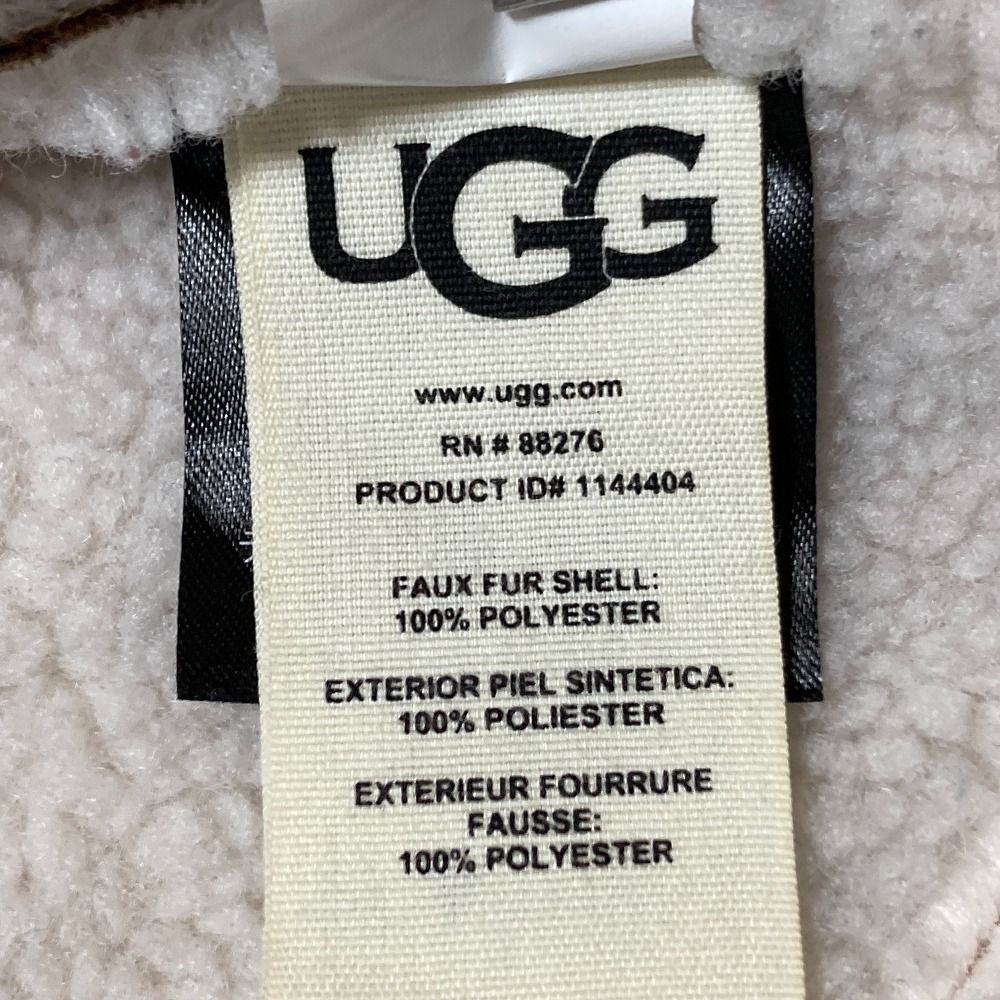 美品 UGG アグ エコムートン クロップドジャケット XS ブラウン