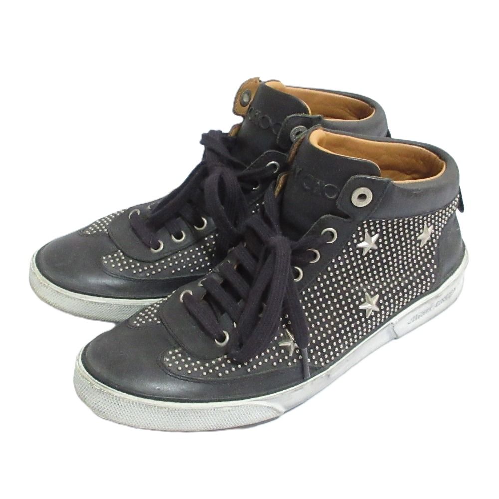JIMMY CHOO ジミーチュウ スタースタッズ ハイカットスニーカー JIMMY CHOO ジミーチュウ スタースタッズ ハイカットスニーカー