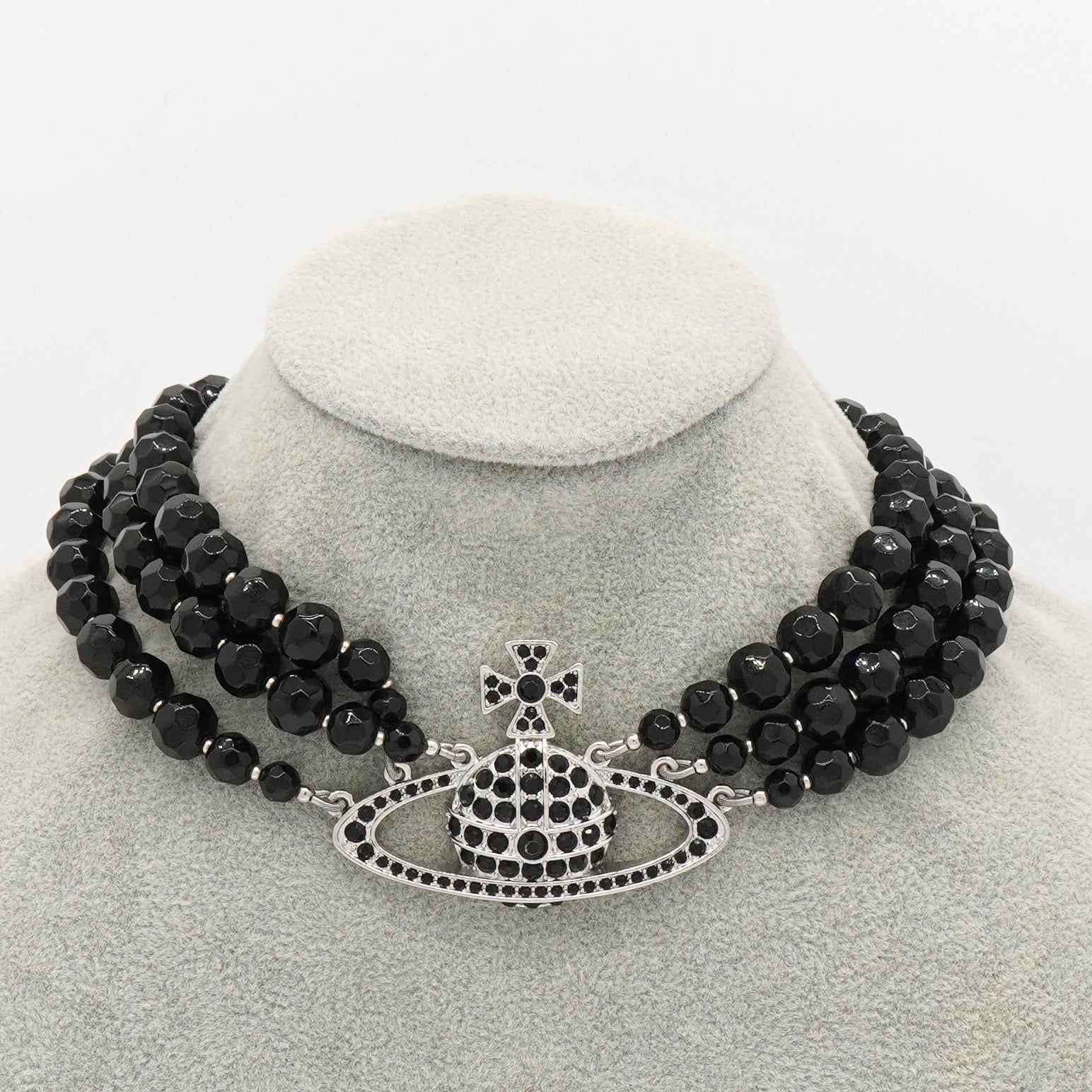 MESSALINE Three Row Beaded Choker ヴィヴィアン ウエストウッド 3連 