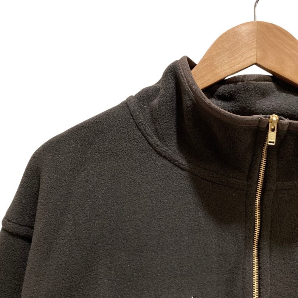 Deuxieme Classe BTN Half Zip フリース ブラウン BTN Half Zip