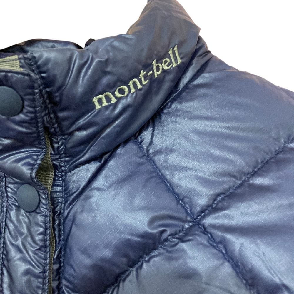 美品 mont-bell モンベル ナイロン ダウンジャケット サイズM ネイビー 