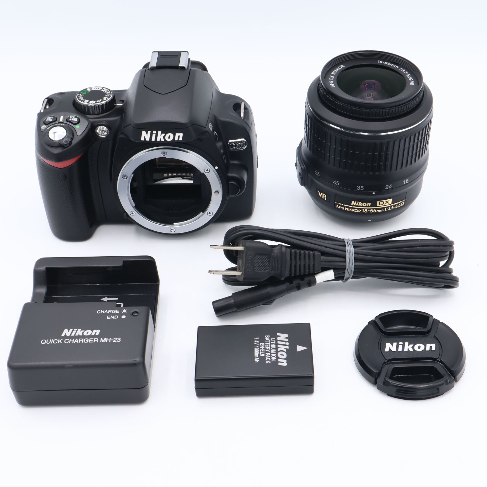 シャッター回数：51回】Nikon デジタルカメラ D60 レンズキット D60LK 
