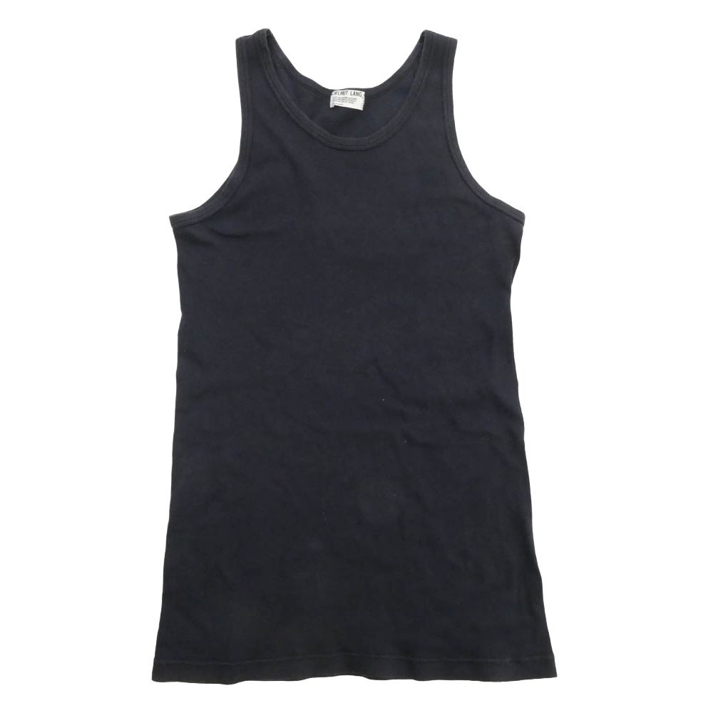 HELMUT LANG ヘルムートラング 00s 本人期 タンクトップ ブラック