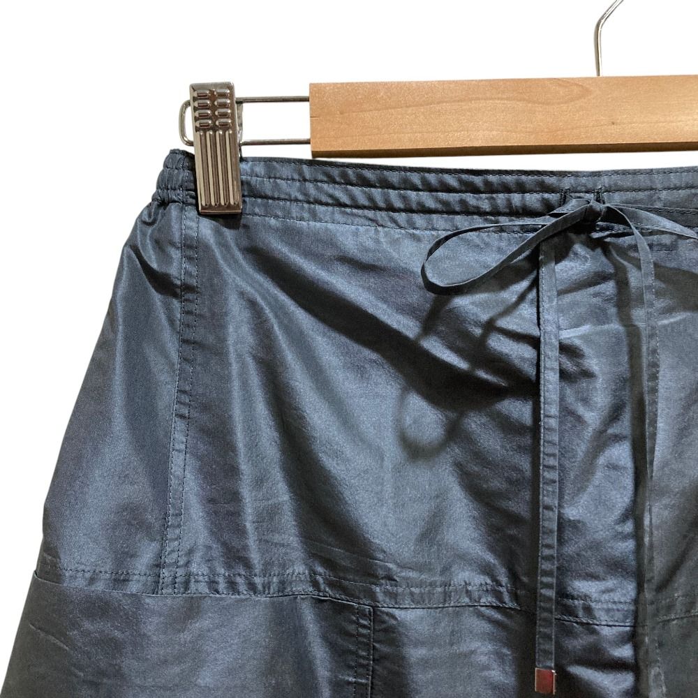 美品 Drawer ドゥロワー シルクタフタ ギャザーロングスカート 6524