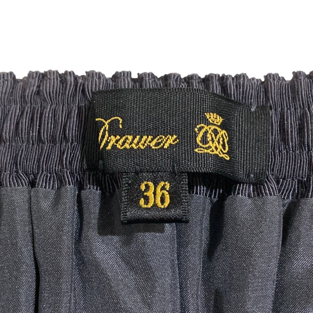 美品 Drawer ドゥロワー シルクタフタ ギャザーロングスカート 6524