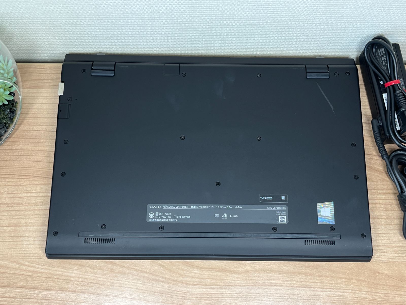 美品 VAIO VJPK13C11N i5 8GB 256GB Win11 Office2024 - メルカリ