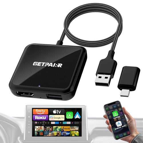 カーテレビメイト HDMI?入力 ワイヤレスCarPlay|Android Auto対応 スマホミラーリング 4 in1 Car ｔｖ Mate Pro Max GETPAIRR TV ファイアースティックtv Stick|ゲーム機|TV dcb55bc9