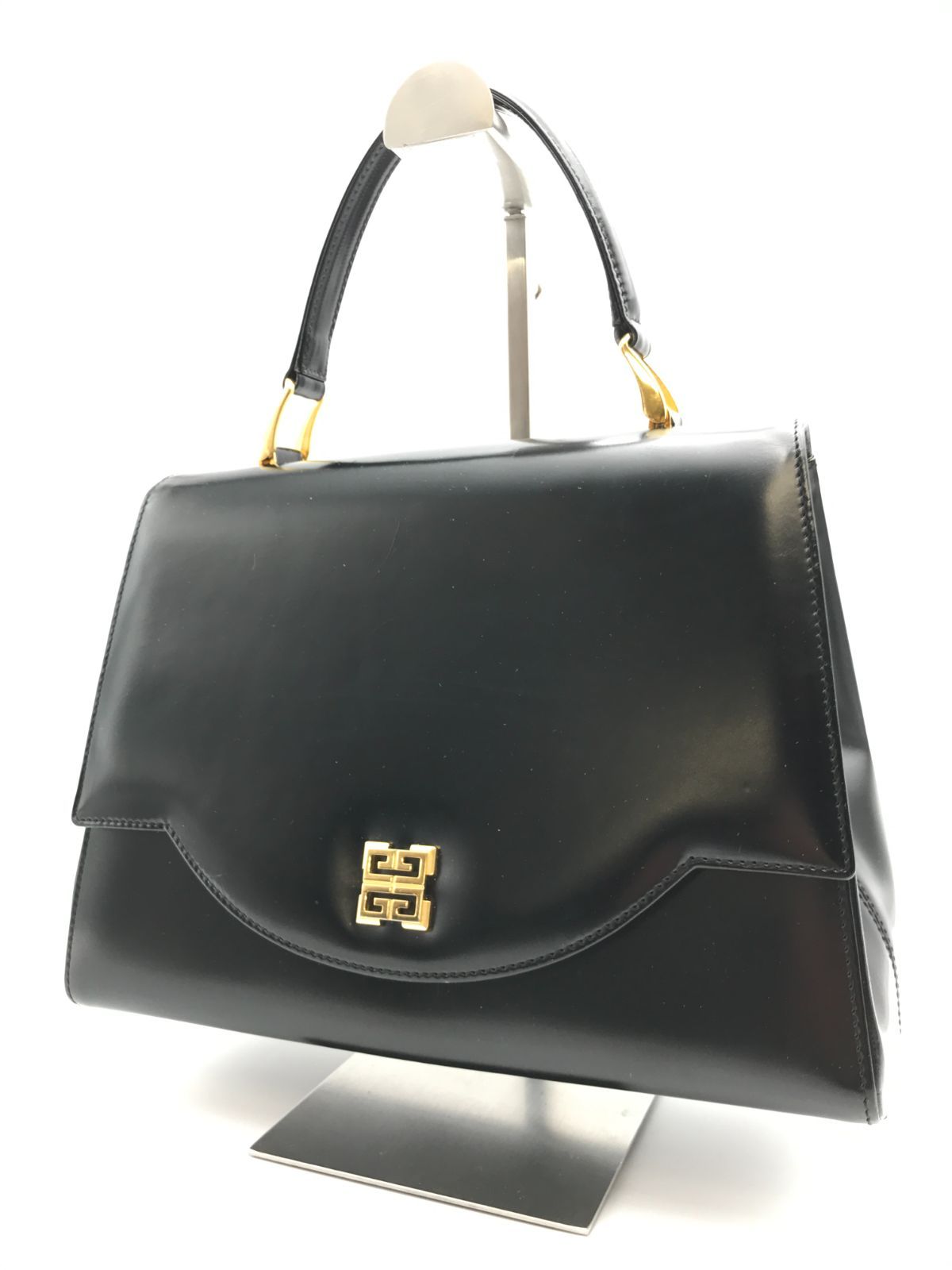 Givenchy　ジバンシー　ハンドバッグ　フォーマル　レザー　ブラック系　1305