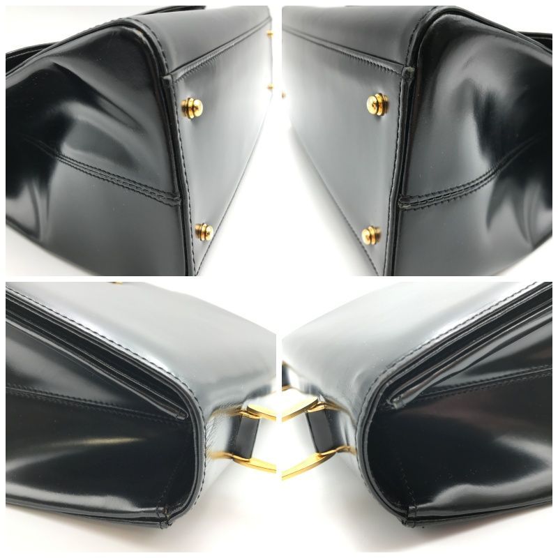 Givenchy ジバンシー ハンドバッグ フォーマル レザー ブラック系 1305