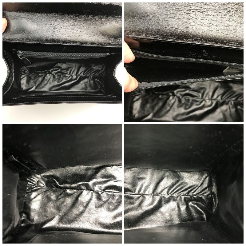 Givenchy ジバンシー ハンドバッグ フォーマル レザー ブラック系 1305