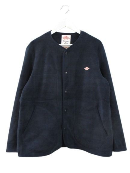 メンズ ダントン DANTON BEAMS 別注 フリースジャケット M ネイビー 紺 