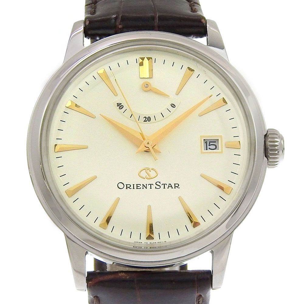 本物保証】 箱付 オリエントスター ORIENT STAR EL05 D0 B シルバー