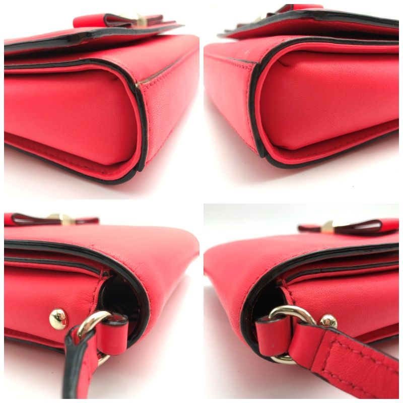 kate spade ケイトスペード ショルダーバック レザー レッド系 kate 