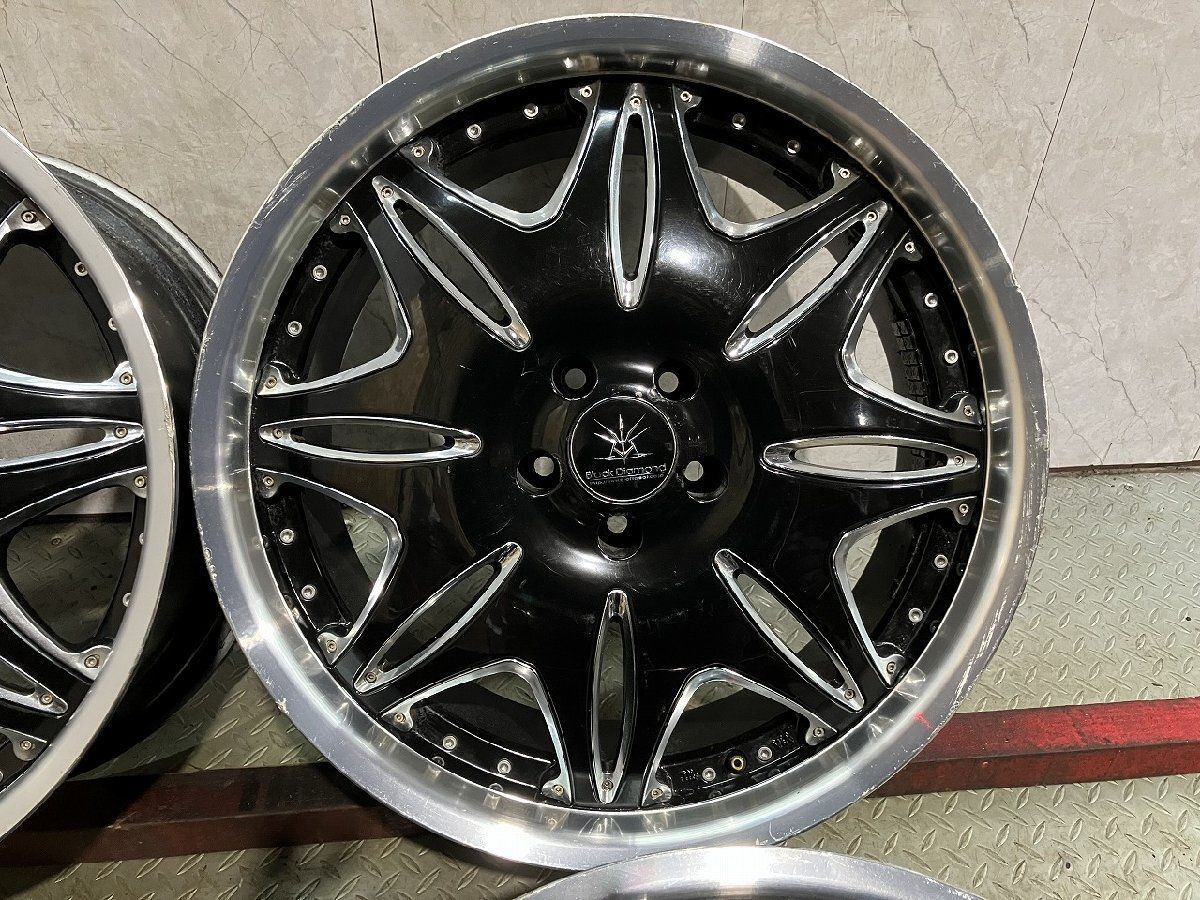 Black Diamond ブラックダイヤモンド 20インチ 4本 8.5J5HPCD114.3+35 