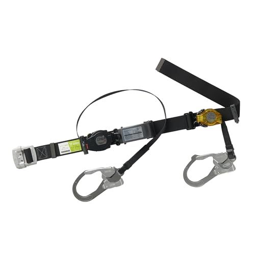 新品 タイタン(TITAN) 胴ベルト型墜落制止用器具 ロック装置付き2WAY巻取器+巻取式補助ロープ BL M SLN505-RW-BL-M型