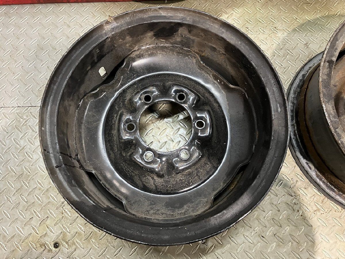 希少】TOYOTA トヨタ ランクル40/ランクル60 純正スチールホイール 15 