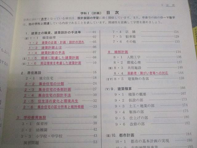 総合資格学院 1級建築士 学科I～V 講座テキスト/問題集/トレイン