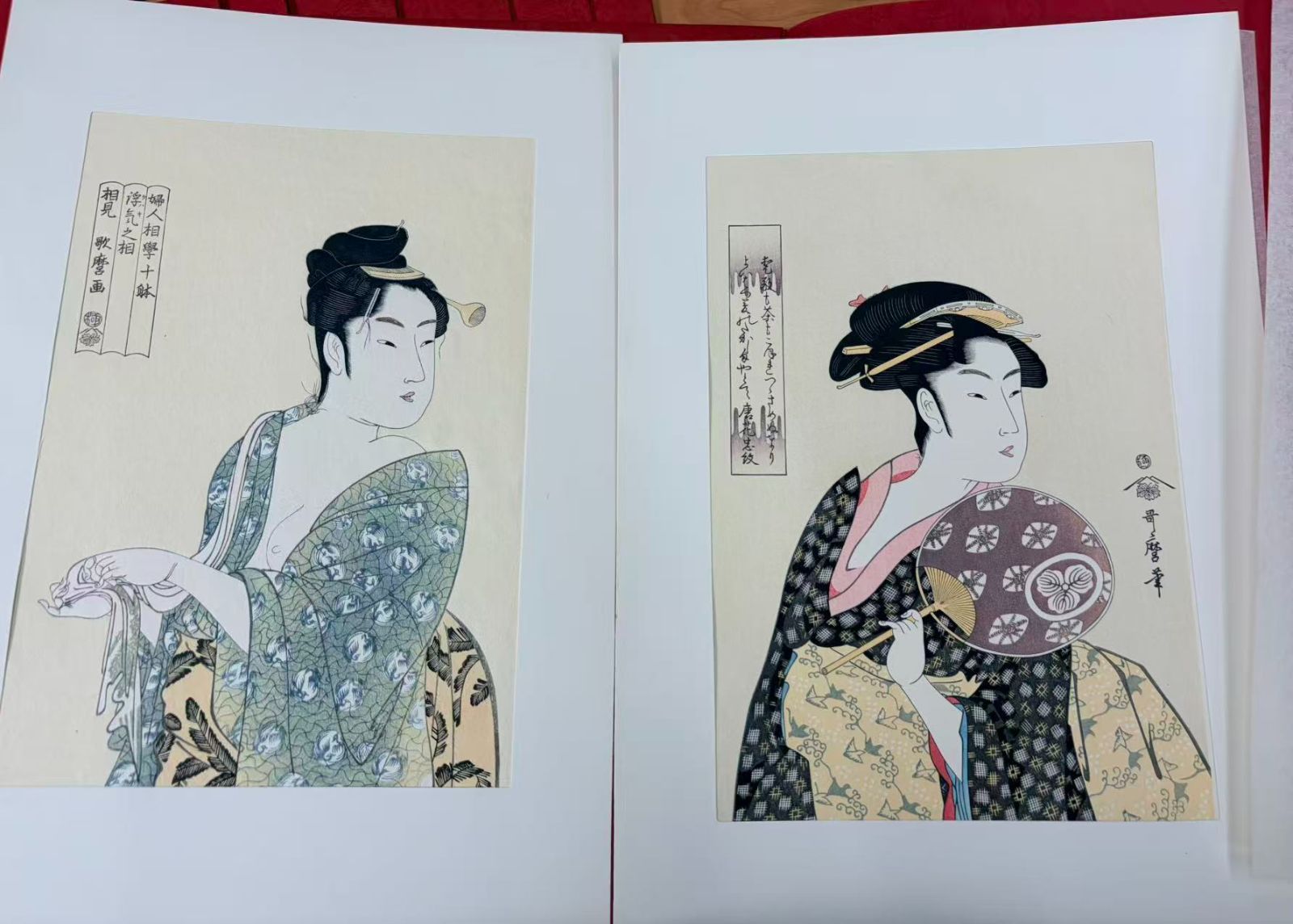 希少 手刷木版画 歌麿名作撰 悠々堂出版 浮世絵 悠々洞出版】喜多川歌麿「歌麿名作撰」手摺木版画 全30作揃 美人画