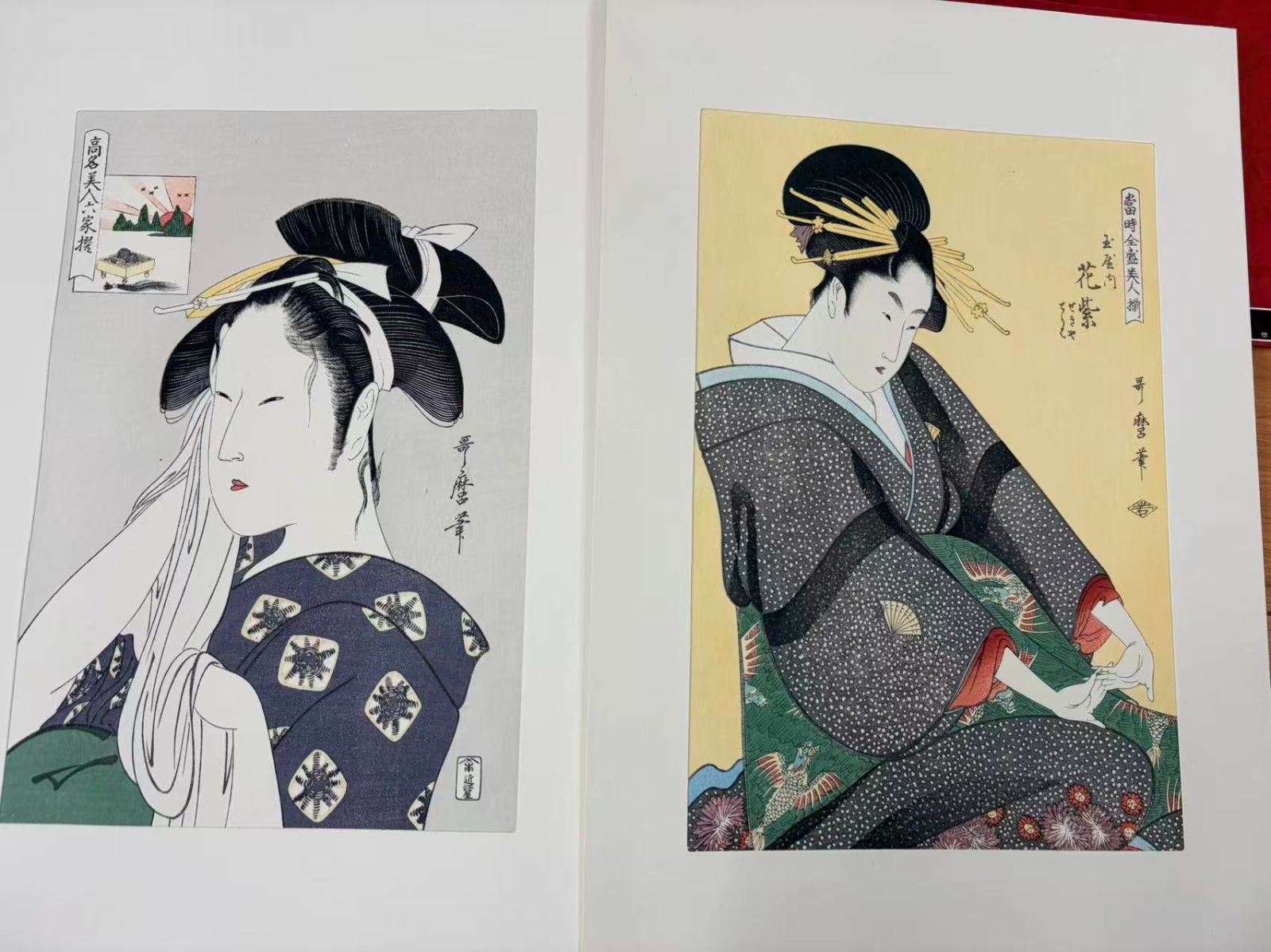 希少 手刷木版画 歌麿名作撰 悠々堂出版 浮世絵 悠々洞出版】喜多川歌麿「歌麿名作撰」手摺木版画 全30作揃 美人画