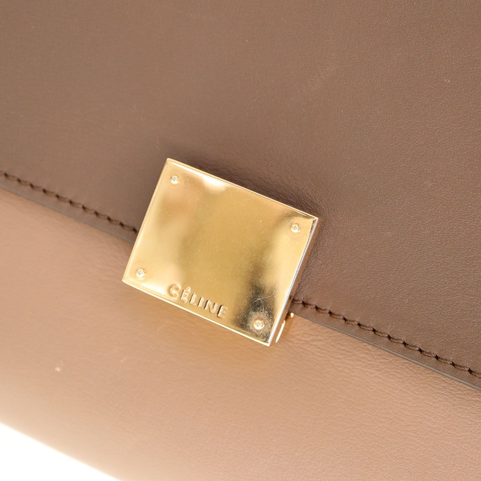 中古】CELINE セリーヌ トラペーズ ハンドバッグ ショルダーバッグ