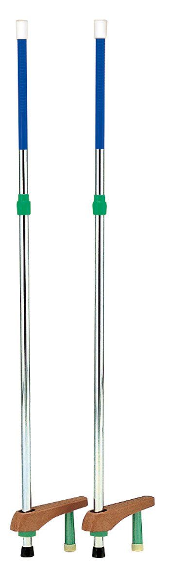 新品 TOEI LIGHT(トーエイライト) カラー竹馬スライド式150 青 T-2120B 高さ125cm/150cm(2段調節式)直径28mm、肉厚0.7mm
