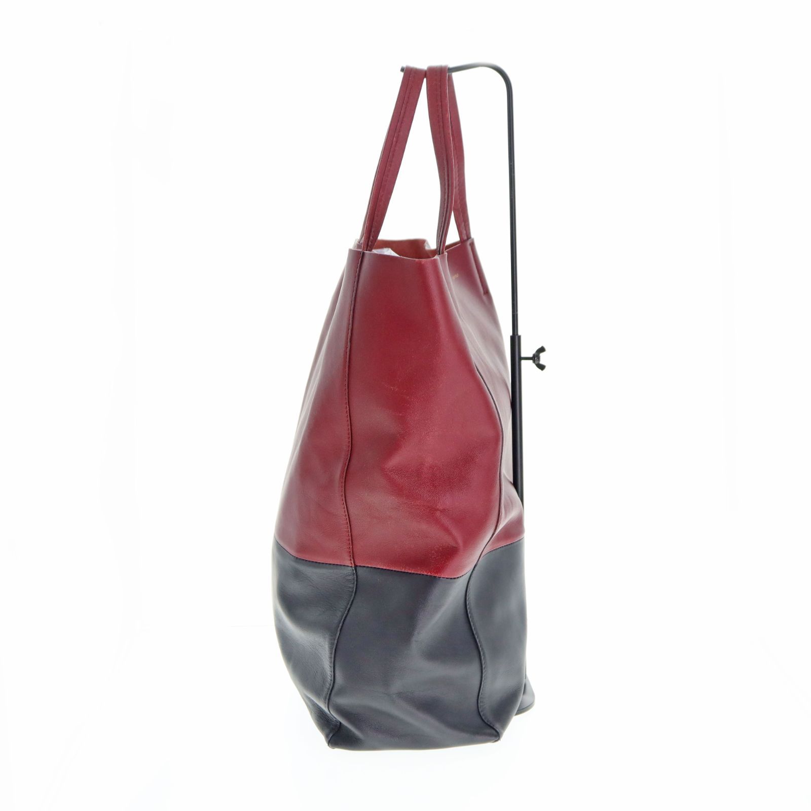 中古】CELINE セリーヌ ホリゾンタルカバ レザー トートバッグ 