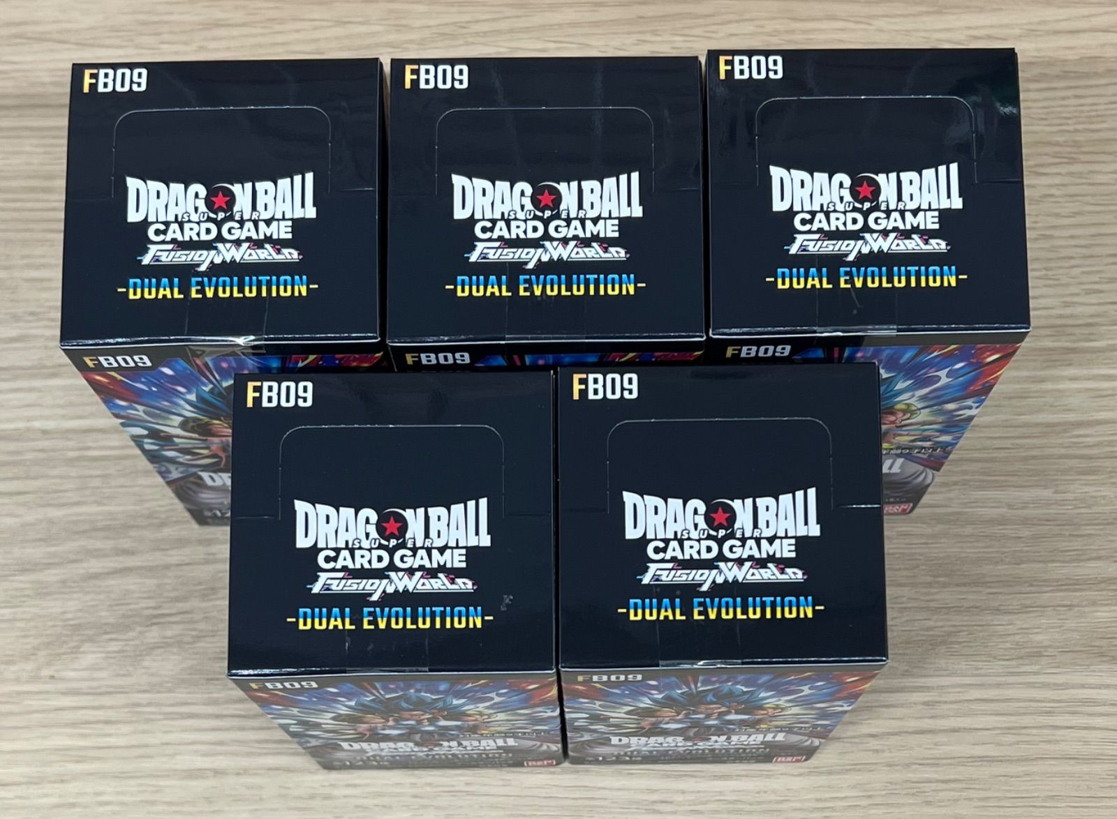 DUAL EVOLUTION 5BOX 新品 未開封 テープ付き ドラゴンボール 