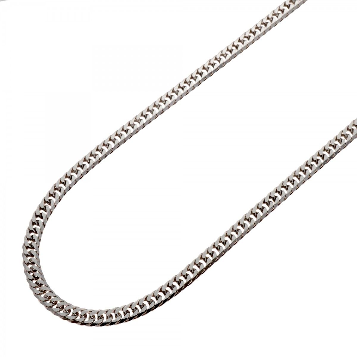 喜平 ネックレス Pt850 6面 ダブル 50.5cm 30.2g(プラチナ)｜売買され 