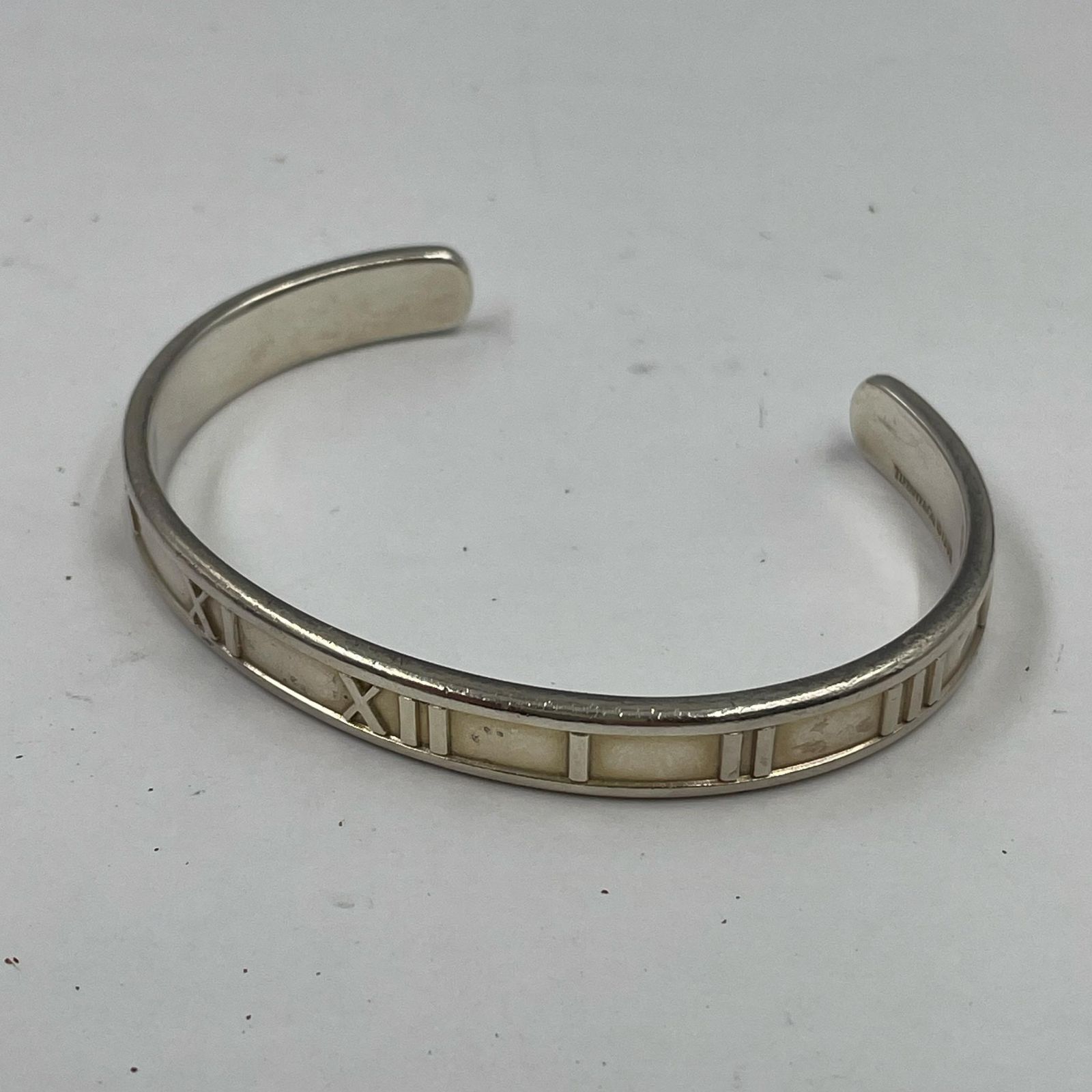 ティファニー 925シルバー ローマ数字 バングル ブレスレット TIFFANY&Co. ティファニー バングル ローマ数字 925ブレスレット