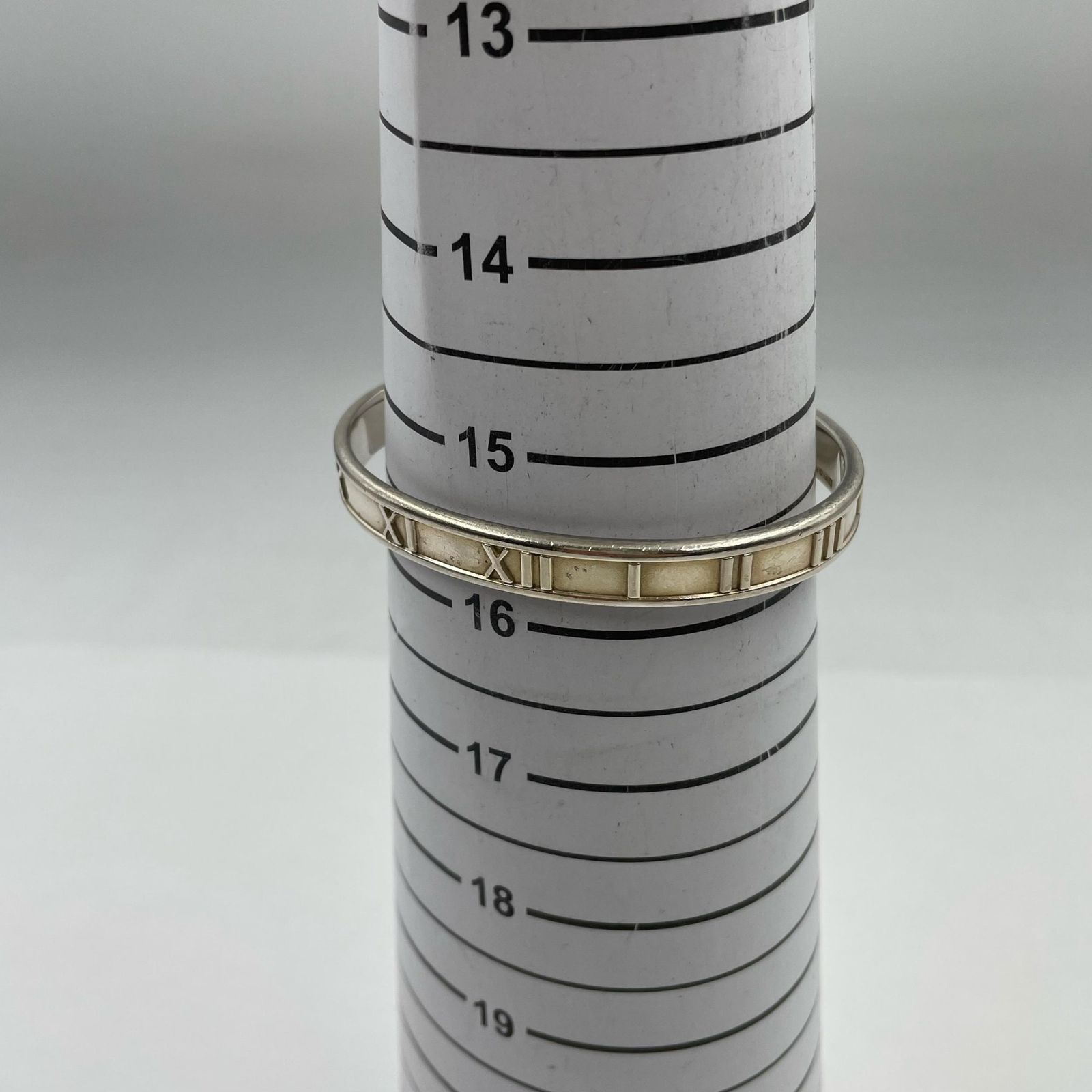 ティファニー 925シルバー ローマ数字 バングル ブレスレット TIFFANY&Co. ティファニー バングル ローマ数字 925ブレスレット