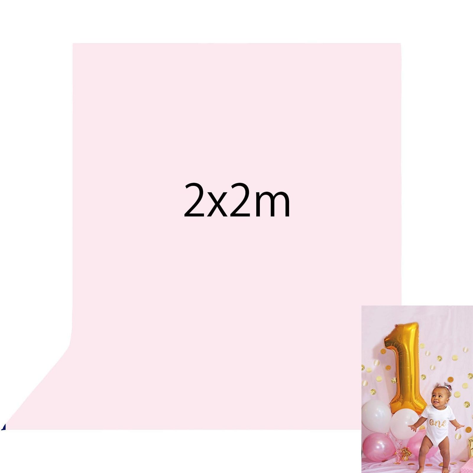 新品 Kate 2x2m ピンク 背景布 ライトピンク 背景紙 子供の写真 ポートレート 撮影背景 撮影用 背景布 写真撮影用の背景幕 カスタマイズ可能な背景