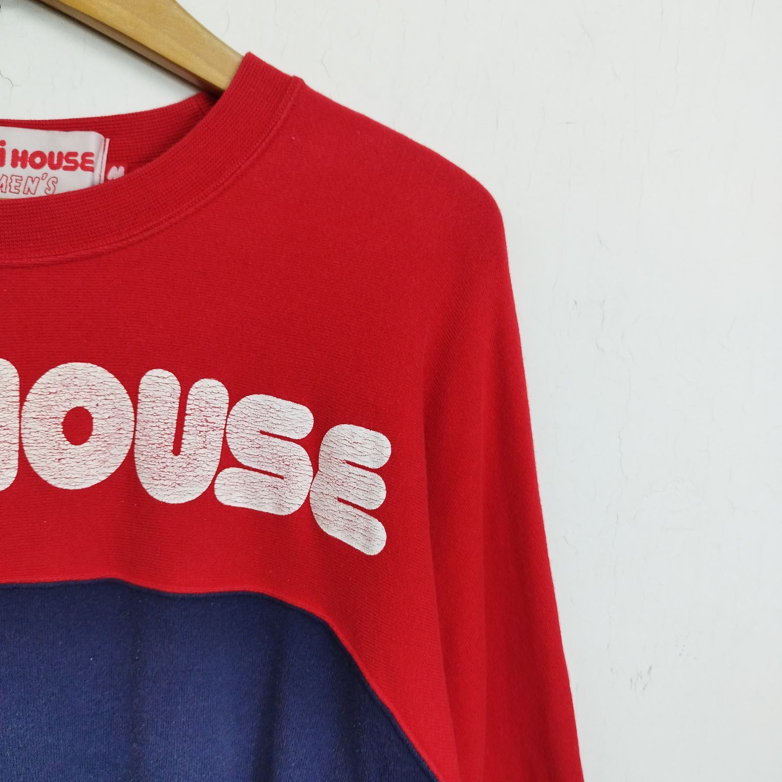 90s MIKI HOUSE ミキハウス ラグラン スウェット 当時物 トレーナー