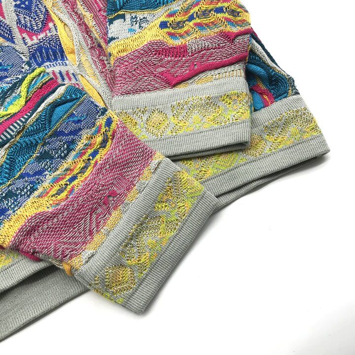超美品 COOGI × atomos クージ × アトモス コラボ ニット マルチカラー