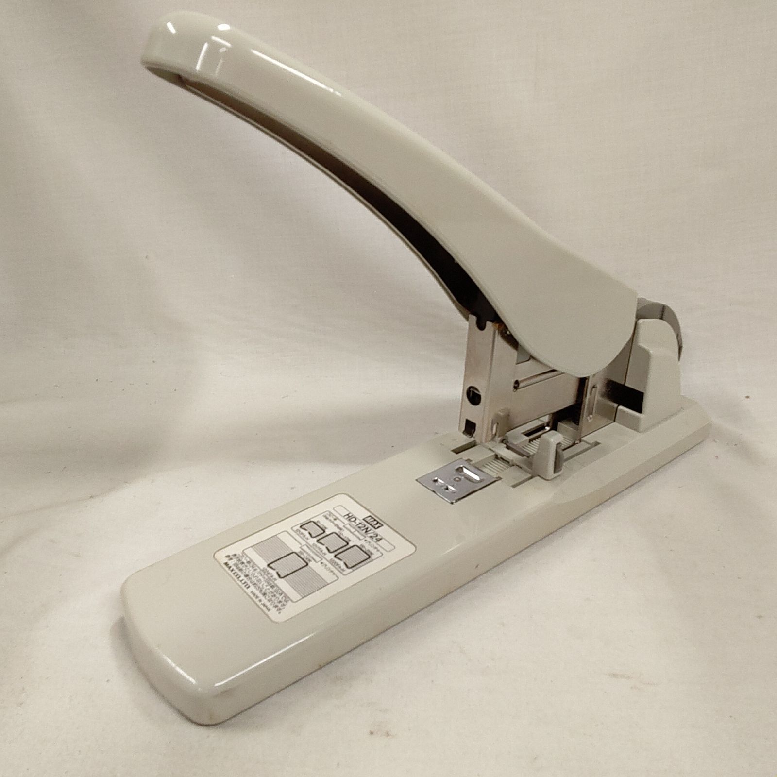 中古品 MAX マックス 大型ホッチキス HD-12N/24 業務用 最大240枚 対応針 1213FA-H 1217FA-H 1220FA-H 1224FA-H U439